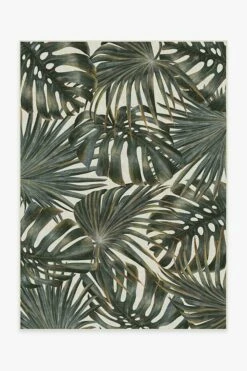 Flash Sale 👏 Ruggable Outdoor Tropical Green Rug 🔥