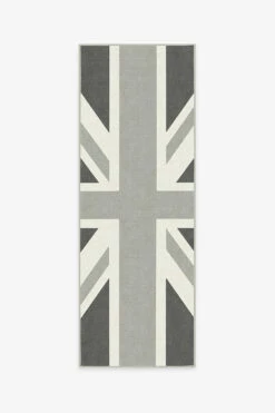 Brand new 🎉 Ruggable UK Flag Grey Rug 👏 -Area Rugs Sales Store uk flag grey B RC 0748 27