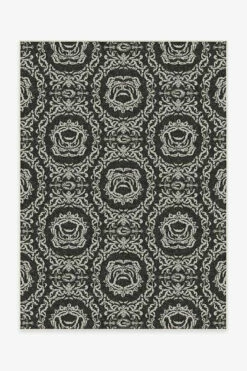 Budget ⌛ Ruggable University of Georgia Damask Rug 😀