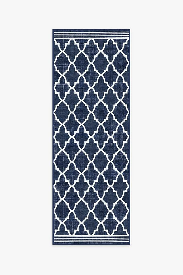 Buy 💯 Ruggable Outdoor Varia Trellis Royal Blue Rug 😀 5 Buy 💯 Ruggable Outdoor Varia Trellis Royal Blue Rug 😀 - Image 5