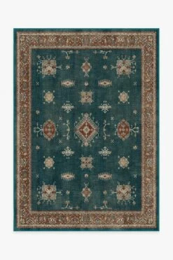 Buy โญ Ruggable Verena Teal Blue Rug ๐
