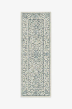 Coupon 😀 Ruggable Vianna Blue & Ivory Rug ✨ -Area Rugs Sales Store vianna blue ivory A RC LH011 27