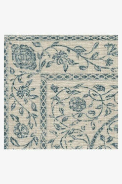 Coupon 😀 Ruggable Vianna Blue & Ivory Rug ✨ -Area Rugs Sales Store vianna blue ivory D RC LH011 27