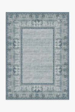 Best reviews of 👏 Ruggable Vintage Daisy Bordered Blue Rug 🤩