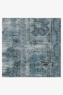 Best reviews of 👏 Ruggable Vintage Daisy Bordered Blue Rug 🤩 -Area Rugs Sales Store vintage daisy bordered blue D RC RE133 57 V2