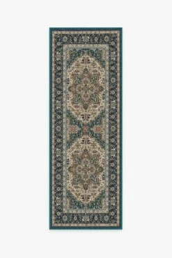 Outlet 🥰 Ruggable Vintage Heriz Cerulean Rug 🎁 12 Outlet 🥰 Ruggable Vintage Heriz Cerulean Rug 🎁 -Area Rugs Sales Store vintage heriz cerulean A RC 0499 27 V2