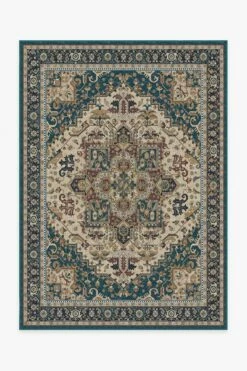 Outlet 🥰 Ruggable Vintage Heriz Cerulean Rug 🎁