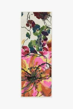 Budget ๐ Ruggable Watercolor Floral Multicolor Rug ๐ 12 Budget ๐ Ruggable Watercolor Floral Multicolor Rug ๐ -Area Rugs Sales Store watercolor floral multi A RC 0419 27
