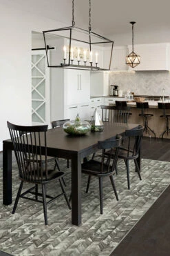 Outlet 🌟 Ruggable Watercolor Herringbone Grey Rug 🔔 -Area Rugs Sales Store watercolor herringbone grey C RC 0529 57 V3