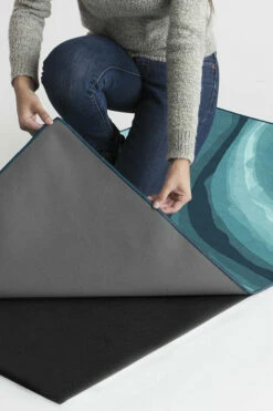 Discount 😀 Ruggable Sale Watercolor Waves Blue Rug 👏 13 Discount 😀 Ruggable Sale Watercolor Waves Blue Rug 👏 -Area Rugs Sales Store watercolor waves blue B RC 0307 27