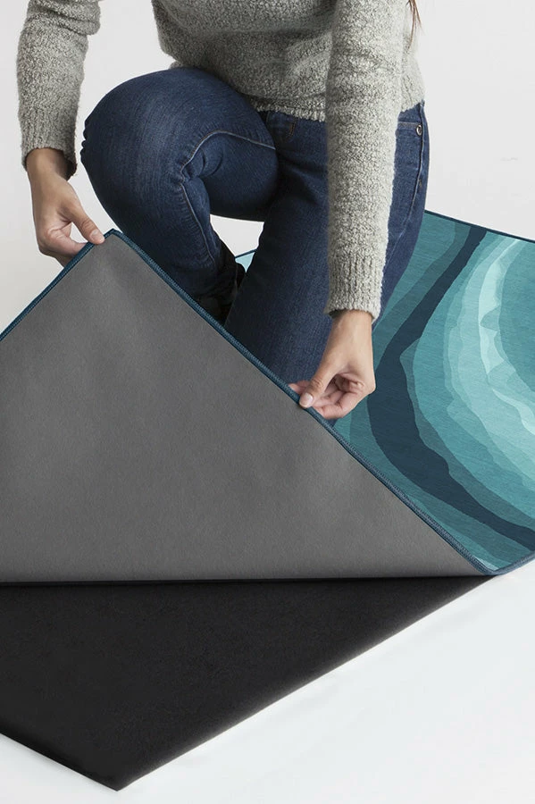 Discount 😀 Ruggable Sale Watercolor Waves Blue Rug 👏 6 Discount 😀 Ruggable Sale Watercolor Waves Blue Rug 👏 - Image 6