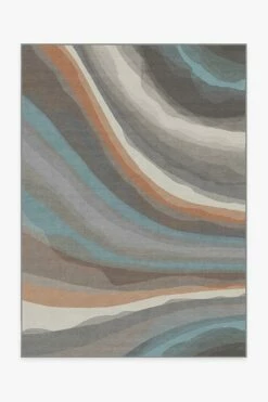 Hot Sale 👍 Ruggable Watercolor Waves Sandstone Rug ✨