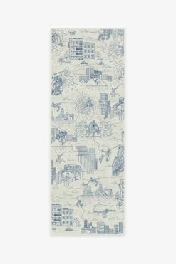 Deals 🔔 Ruggable Web City Ink Blue Rug 🌟 -Area Rugs Sales Store web city ink blue B RC MV026 27