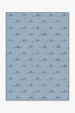 Outlet 👏 Ruggable Whitecaps Chambray Rug ✨