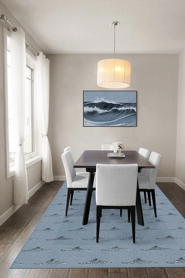 Outlet ๐ Ruggable Whitecaps Chambray Rug โจ 4 Outlet ๐ Ruggable Whitecaps Chambray Rug โจ - Image 4