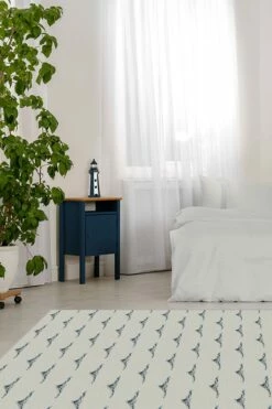 Budget 😍 Ruggable Whitecaps Indigo Rug 🎁 -Area Rugs Sales Store whitecaps indigo C RC 0615 57