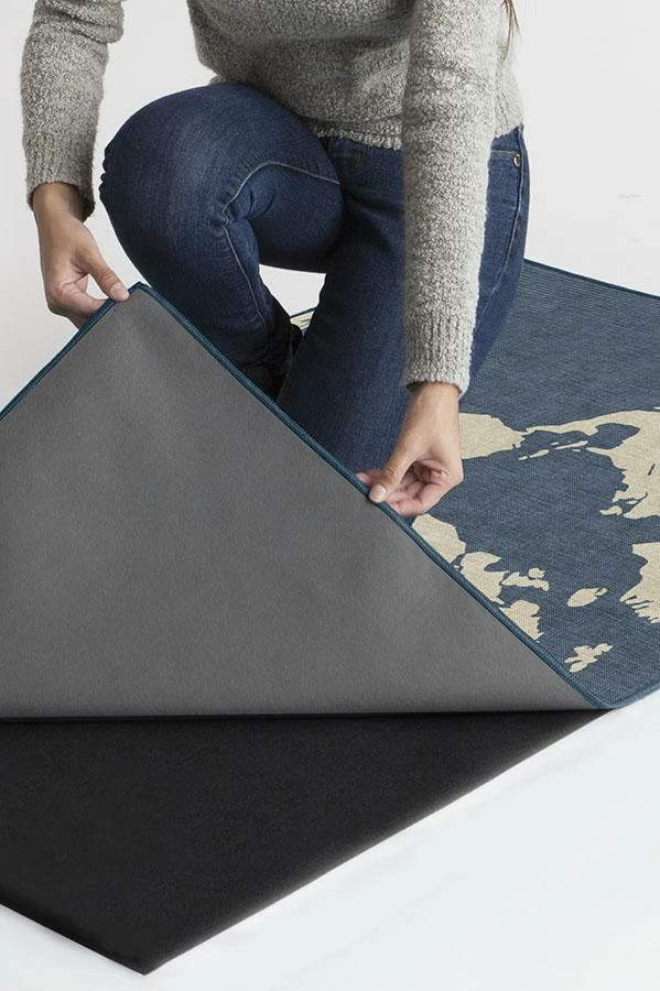Outlet โ๏ธ Ruggable World Map Blue Rug ๐ 2 Outlet โ๏ธ Ruggable World Map Blue Rug ๐ - Image 2