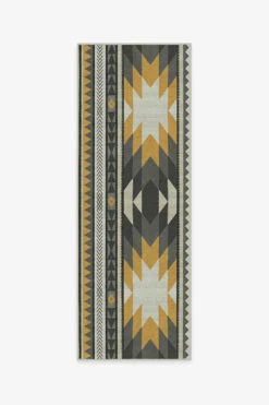 Best Pirce 😉 Ruggable Yuma Yellow Grey Rug 🎁 -Area Rugs Sales Store yuma yellow grey A RC BS020 27 V3
