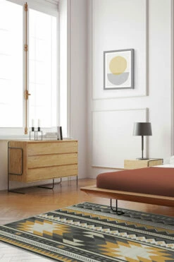 Best Pirce 😉 Ruggable Yuma Yellow Grey Rug 🎁 -Area Rugs Sales Store yuma yellow grey C RC BS020 57 V3