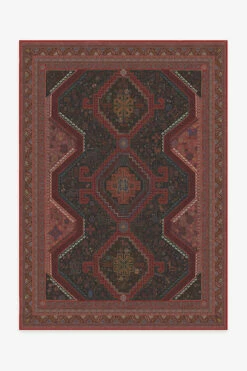 Deals 👏 Ruggable Zareen Oxblood Red Rug 🧨