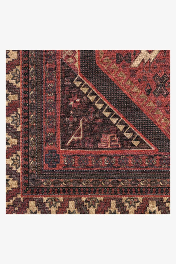 Hot Sale 😉 Ruggable Zareen Scarlet Red Rug 😀 3 Hot Sale 😉 Ruggable Zareen Scarlet Red Rug 😀 - Image 3