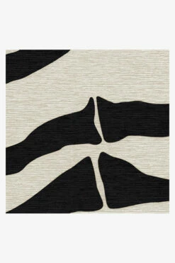 Promo ✔️ Ruggable Zebra Black Rug 👏 -Area Rugs Sales Store zebra black D RC 0027 57 V2
